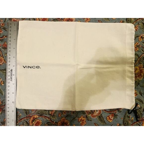 VINCE DUST BAG 9.5 X 12” Cotton Canvas Drawstring - Picture 3 of 5